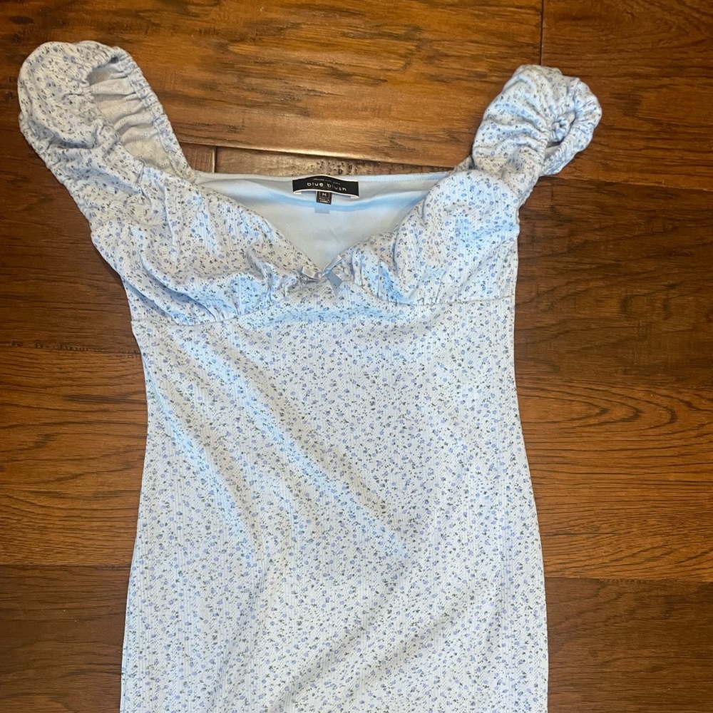 Blue 90s mini dress 🖤